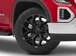 Strada OE Replica Snowflake All Gloss Black 6-Lug Wheel; 22x9; 31mm Offset (19-26 Sierra 1500)