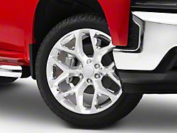 Snowflake High Polished 6-Lug Wheel; 24x10; 31mm Offset (19-26 Silverado 1500)