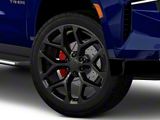 Snowflake All Gloss Black 6-Lug Wheel; 22x9; 31mm Offset (21-26 Tahoe)