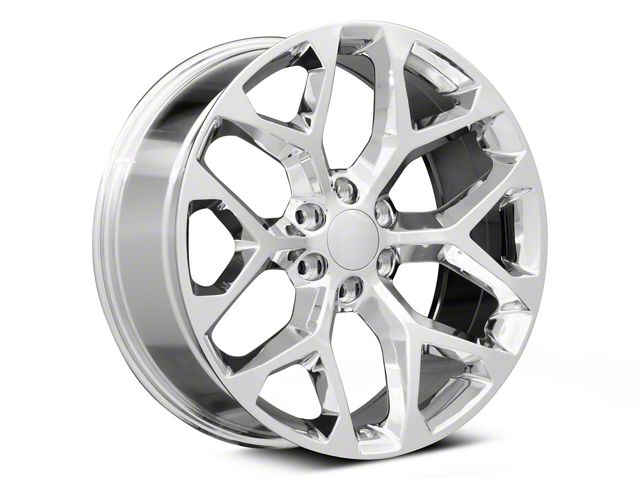 Strada OE Replica Snowflake Chrome 6-Lug Wheel; 22x9; 31mm Offset (21-24 Yukon)