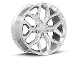Snowflake High Polished 6-Lug Wheel; 22x9; 31mm Offset (21-26 Yukon)