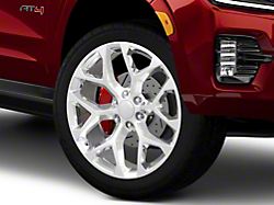 Snowflake High Polished 6-Lug Wheel; 22x9; 31mm Offset (21-26 Yukon)