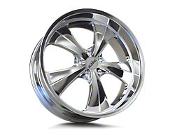 Strada Old Skool Chrome 6-Lug Wheel; 24x10; 24mm Offset (14-18 Sierra 1500)