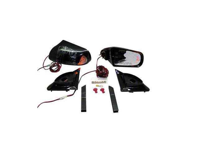 Street Scene Cal Vu Electric Mirrors with Front and Rear Facing Turn Signals (1997 F-150 w/ Factory Power Fold Mirrors)