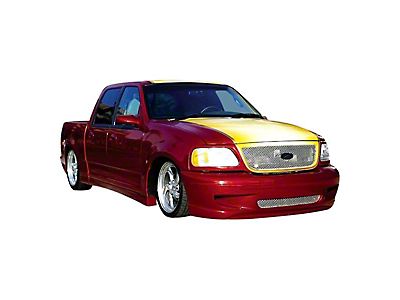 Front Bumper Prmed Black + Trm + Lower Valance For 2004-2005 Ford