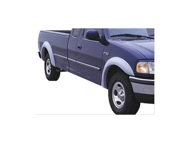 Street Scene Round Style Fender Flares; Front and Rear; Unpainted (97-03 F-150 Styleside)