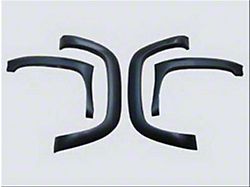 Street Scene Round Style Fender Flares; Front; Unpainted (99-02 Silverado 1500 Fleetside)