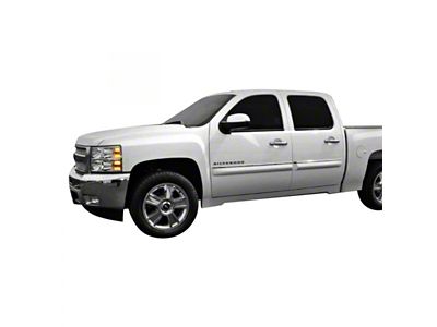 Street Scene Side Skirts; Unpainted (07-13 Silverado 1500 Crew Cab)