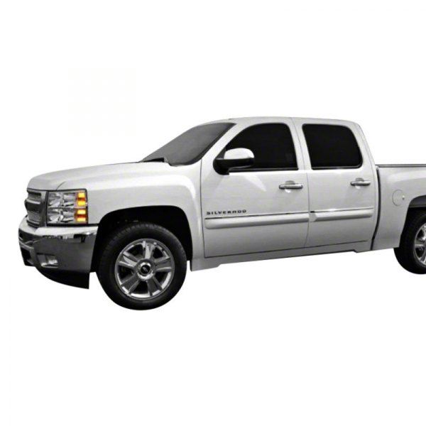 Pair Front Bumper Fillers For 2007-2008 Chevy Silverado 1500 - Left & Right - Primed