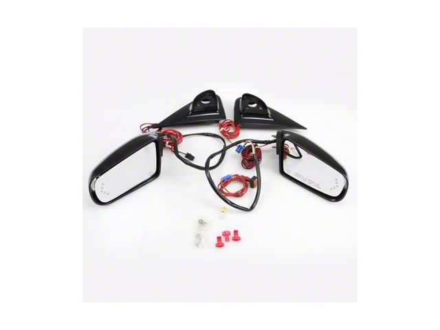 Street Scene Cal Vu Electric Mirrors with Front and Rear Facing Turn Signals and Heated Glass (07-14 Silverado 2500 HD)