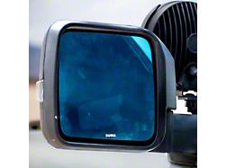 Suma Performance Wide Angle Side Mirror Glass with Blind Spot Monitoring and Defroster; Blue Anti-Glare (09-25 RAM 1500 w/ Towing Mirrors)