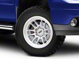 SSW Off-Road Wheels Raptor Machined Silver 6-Lug Wheel; 17x9; -12mm Offset (07-13 Sierra 1500)