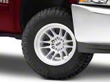 SSW Off-Road Wheels Raptor Machined Silver 6-Lug Wheel; 17x9; -12mm Offset (07-13 Silverado 1500)