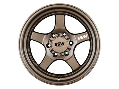 SSW Off-Road Wheels Stryker Matte Bronze 6-Lug Wheel; 17x9; -25mm Offset (07-13 Silverado 1500)