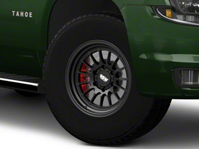 SSW Off-Road Wheels Dakar Matte Black 6-Lug Wheel; 17x9; -25mm Offset (15-20 Tahoe)