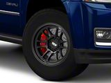 SSW Off-Road Wheels Raptor Matte Black 6-Lug Wheel; 17x9; -12mm Offset (15-20 Yukon)