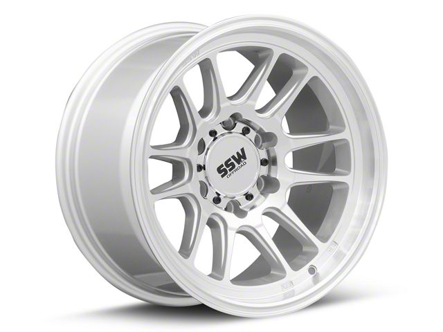 Solver Raptor Wheels SSW Off-Road Wheels Silverado 1500 Raptor Machined Silver 6-Lug Wheel ...