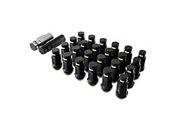 SSW Off-Road Wheels Black Closed Ended Lug Nuts; 12x1.50mm; Set of 24 (19-26 Ranger)