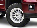 SSW Off-Road Wheels Raptor Machined Silver 6-Lug Wheel; 17x9; -12mm Offset (14-18 Sierra 1500)
