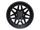 SSW Off-Road Wheels Sierra Matte Black 6-Lug Wheel; 17x9; -25mm Offset (14-18 Silverado 1500)