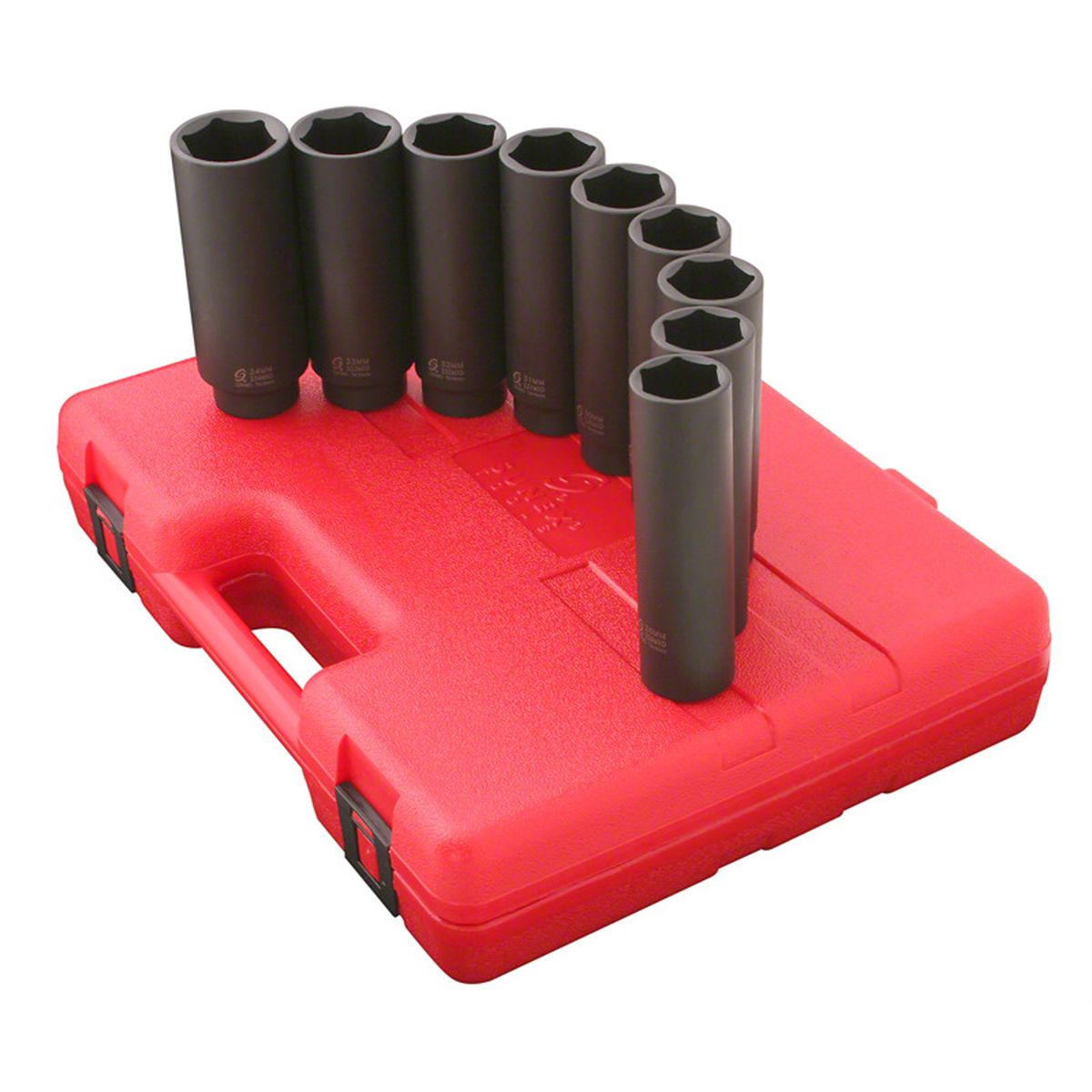Sunex Universal AT 1/2-Inch Drive Metric Deep Impact Socket Set; 6 ...