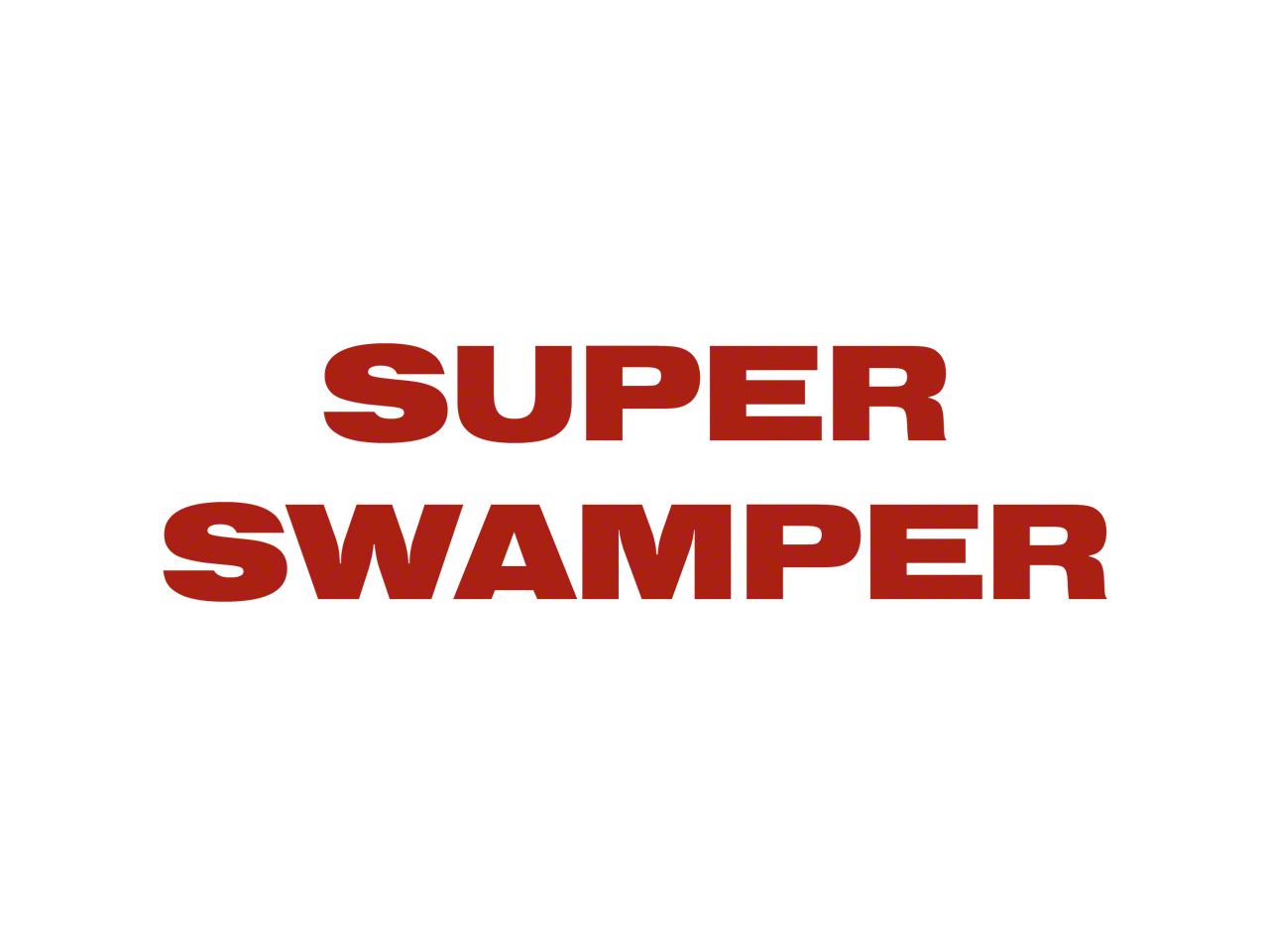 Super Swamper Parts