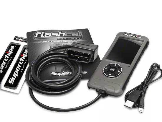Superchips Flashcal (99-20 V8 F-150; 05-20 V6 F-150, Excluding 3.3L; 2018 3.0L Powerstroke F-150)