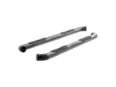 3-Inch Round Side Step Bars; Black (17-25 F-250 Super Duty SuperCrew)
