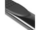 4-Inch Oval Side Step Bars; Black (17-24 F-250 Super Duty SuperCrew)