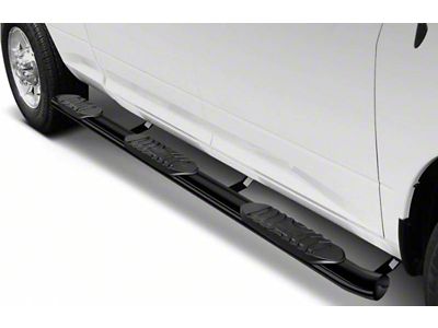 5-Inch Extreme Wheel-to-Wheel Side Step Bars; Black (17-25 F-250 Super Duty w/ 6-3/4-Foot Bed)