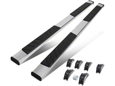 5-Inch Running Boards; Stainless Steel (11-16 F-250 Super Duty SuperCab)