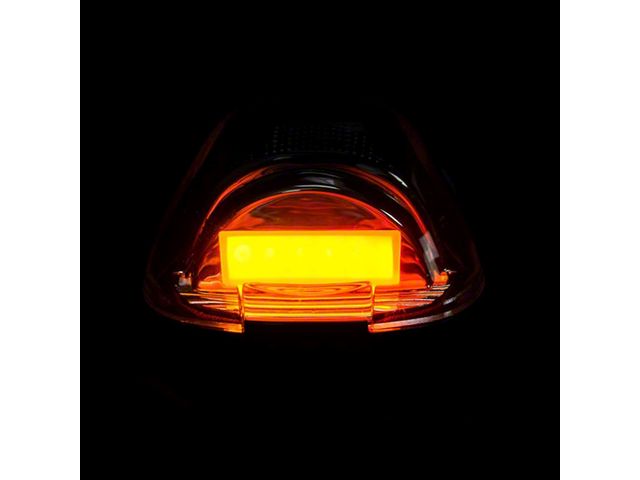 5-Piece Amber OLED Roof Cab Lights; Amber Lens (11-16 F-250 Super Duty)