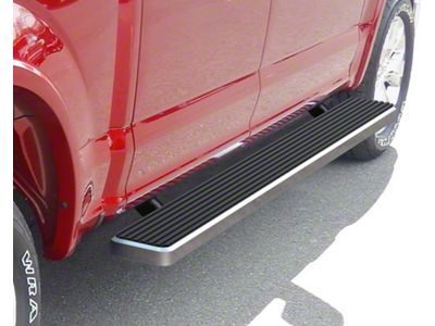 6-Inch iStep Running Boards; Hairline Silver (17-25 F-250 Super Duty SuperCrew)