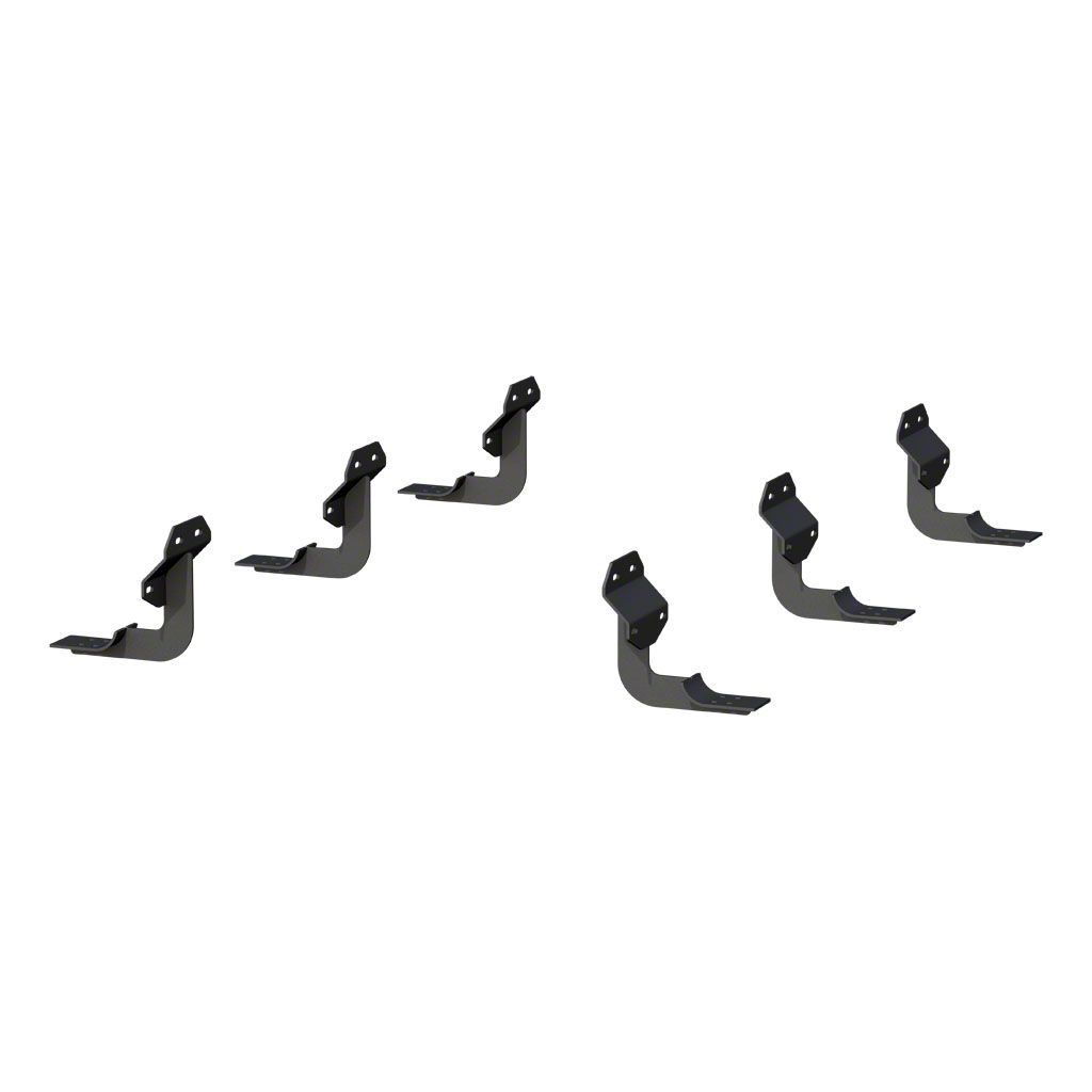 F250 Super Duty 6Inch Oval Side Step Bars Mounting Brackets (1724 F