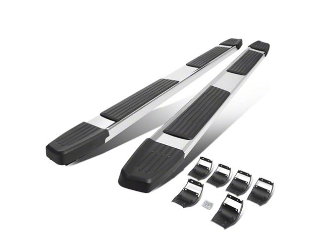 6-Inch Running Boards; Stainless Steel (17-24 F-250 Super Duty SuperCrew)
