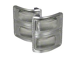 Amber LED Mirror Signal Lens; Clear (11-14 F-250 Super Duty)