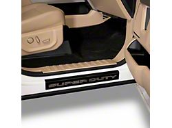 Putco Black Platinum Door Sills with Super Duty Logo (17-26 F-250 Super Duty)