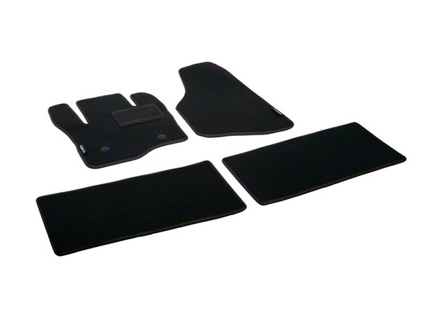 Custom Fit Front and Rear Floor Liners; Black (11-16 F-250 Super Duty SuperCrew)