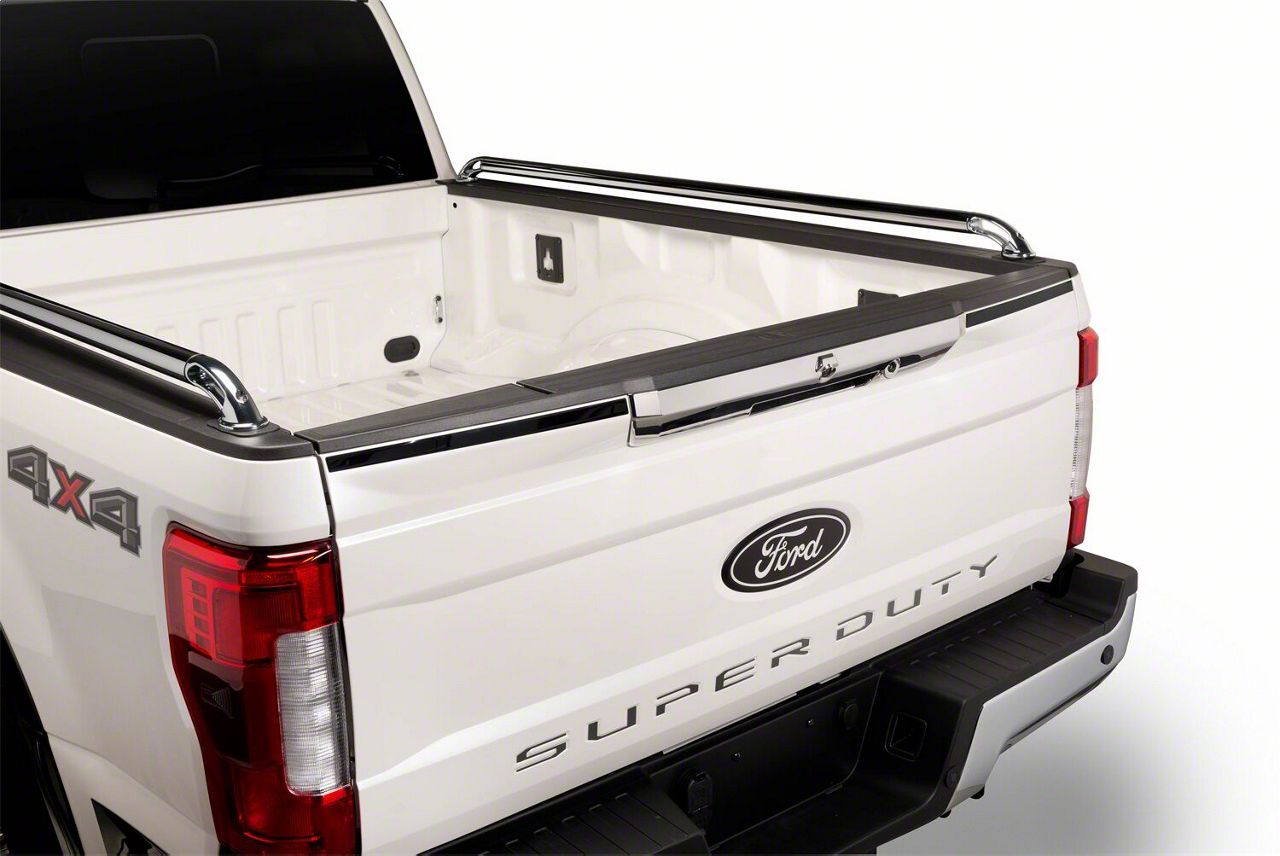 thumbnail image 2 of Chrome Tailgate Handle With Camera Hole For 2017-2020 Ford F250 F350 Super Duty – With Keyless Entry & Trailer Lamp Hole 2 of 3