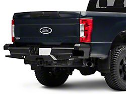 Elevation Rear Bumper; Fine Textured Black (17-22 F-250 Super Duty)
