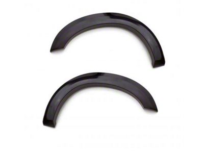 Elite Series Extra Wide Style Fender Flares; Front and Rear; Smooth Black (17-22 F-250/F-350 Super Duty SRW)