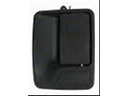 Replacement Exterior Door Handle; Black; Rear Driver Side (11-16 F-250 Super Duty SuperCrew)