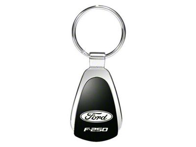 F-250 Teardrop Key Fob; Black