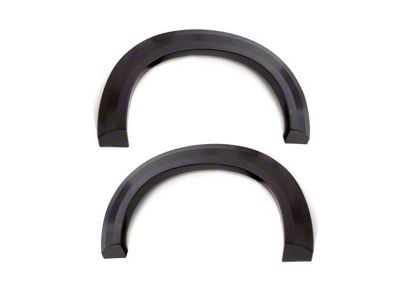 Elite Series Extra Wide Style Fender Flares; Rear; Smooth Black (17-22 F-250 Super Duty)