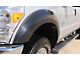 Elite Series Extra Wide Style Fender Flares; Front; Smooth Black (11-16 F-250 Super Duty)