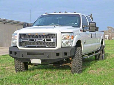 Fortis Front Bumper; Textured Black (11-16 F-250 Super Duty)