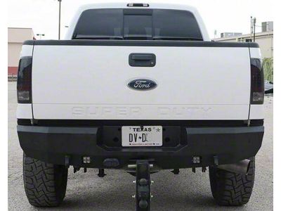 Fortis Rear Bumper; Textured Black (11-16 F-250 Super Duty)