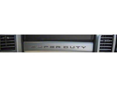 Glove Box Letter Inserts; Caribou (17-22 F-250 Super Duty)