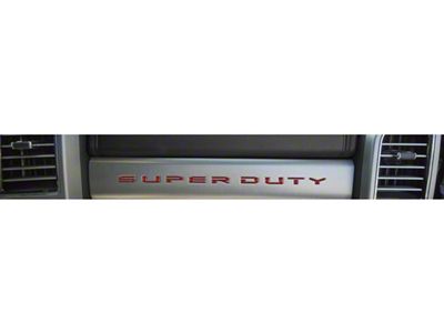 Glove Box Insert Letters; Ruby Red (17-22 F-250 Super Duty)