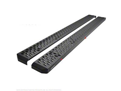 Westin Grate Steps Running Boards; Textured Black (17-25 F-250 Super Duty SuperCab)